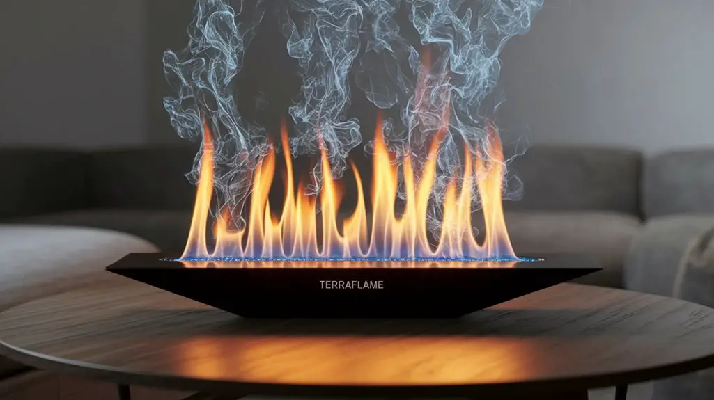 portable smoke free fireplace solution