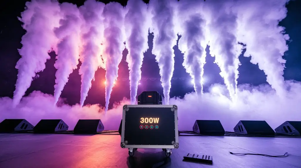 powerful fog machine effects