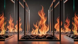 realistic water mist fireplaces