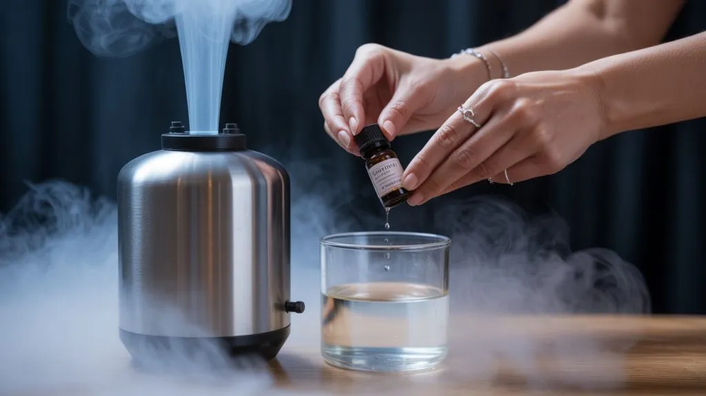 add fragrance to fog