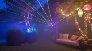 backyard party laser lights