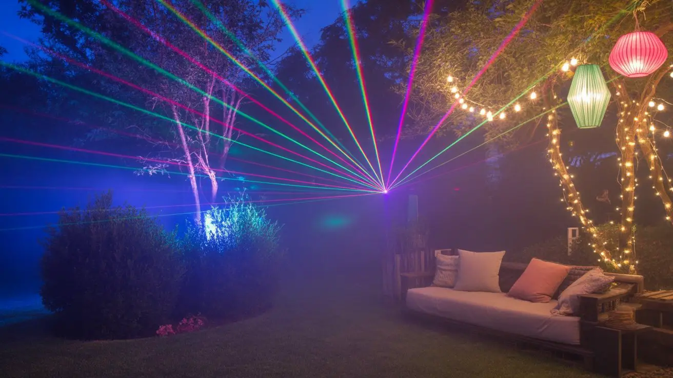backyard party laser lights