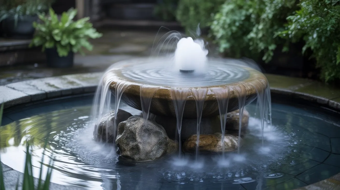 build a patio fog fountain