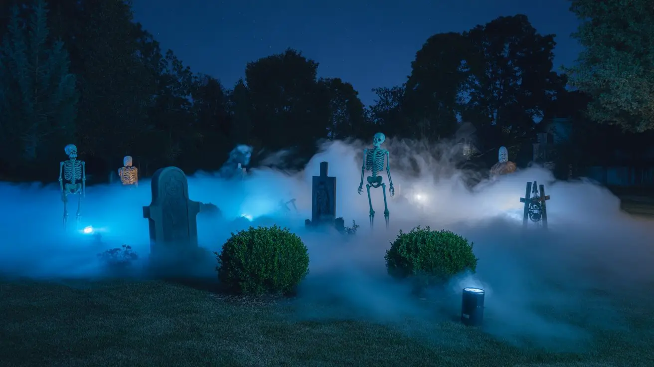 cemetery ground fog effects