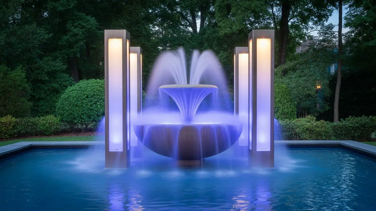 color changing mist fountain