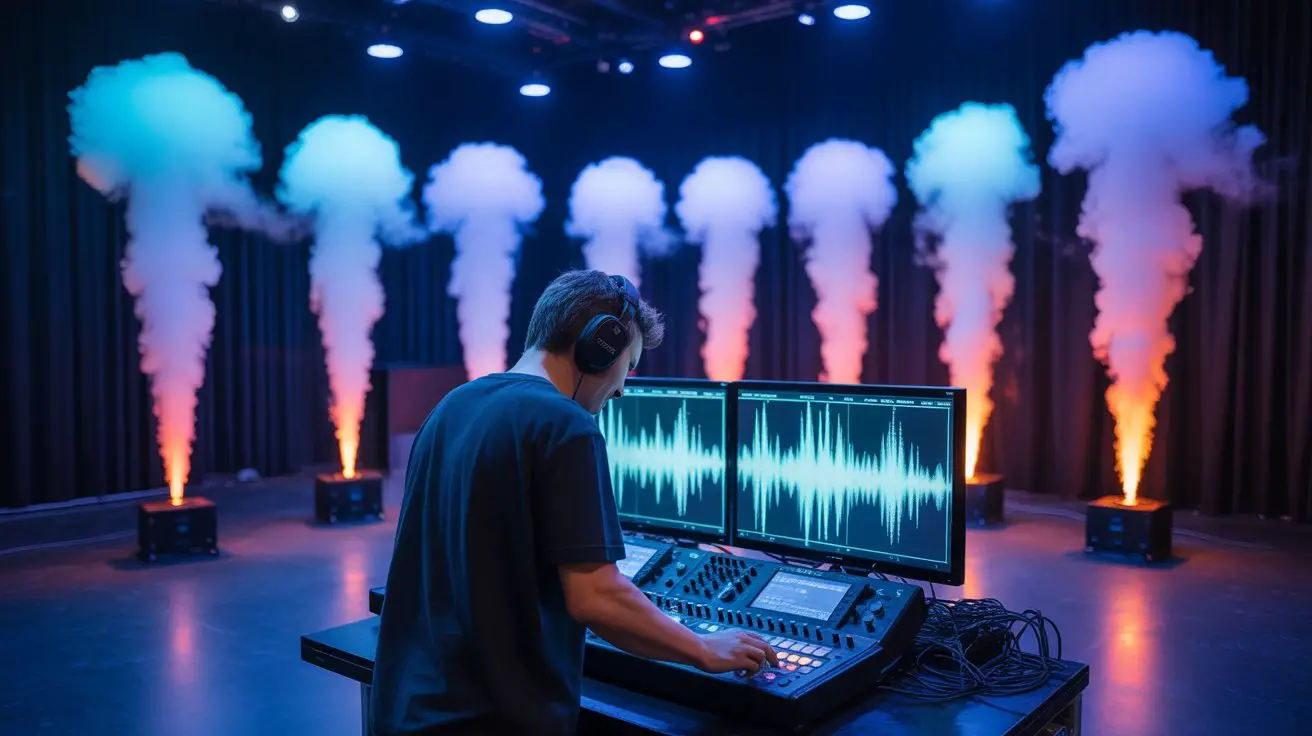 dmx fog machine programming