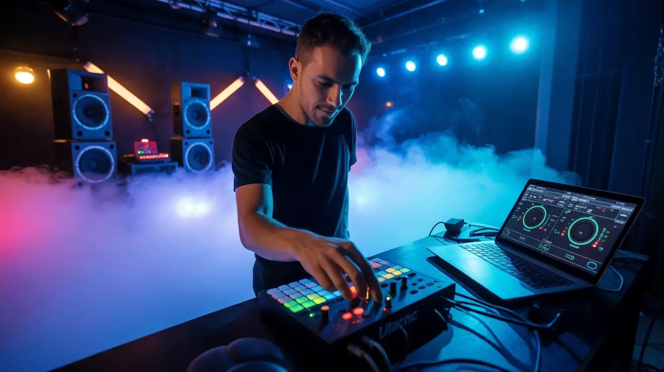 dmx fog synchronization control