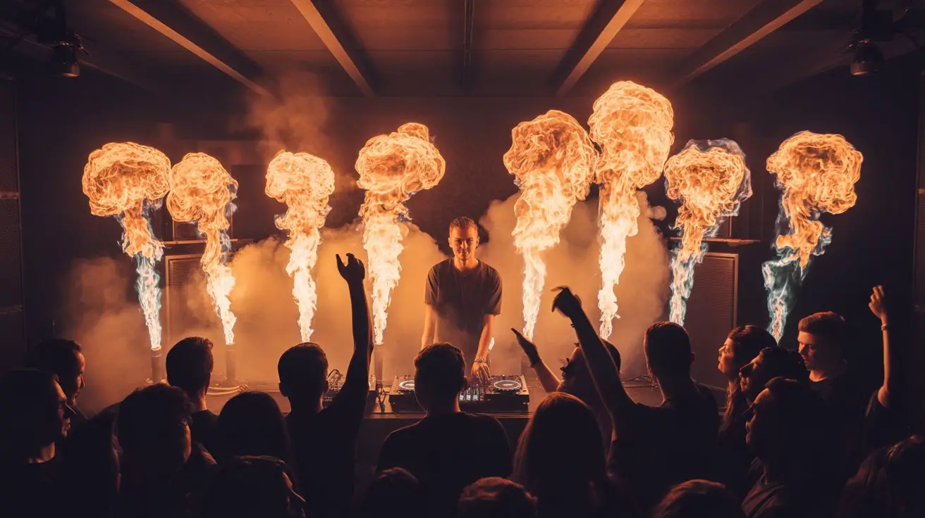 flame effects require professionals