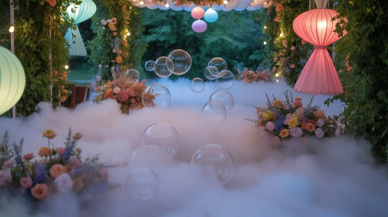 floating fog bubble ambiance