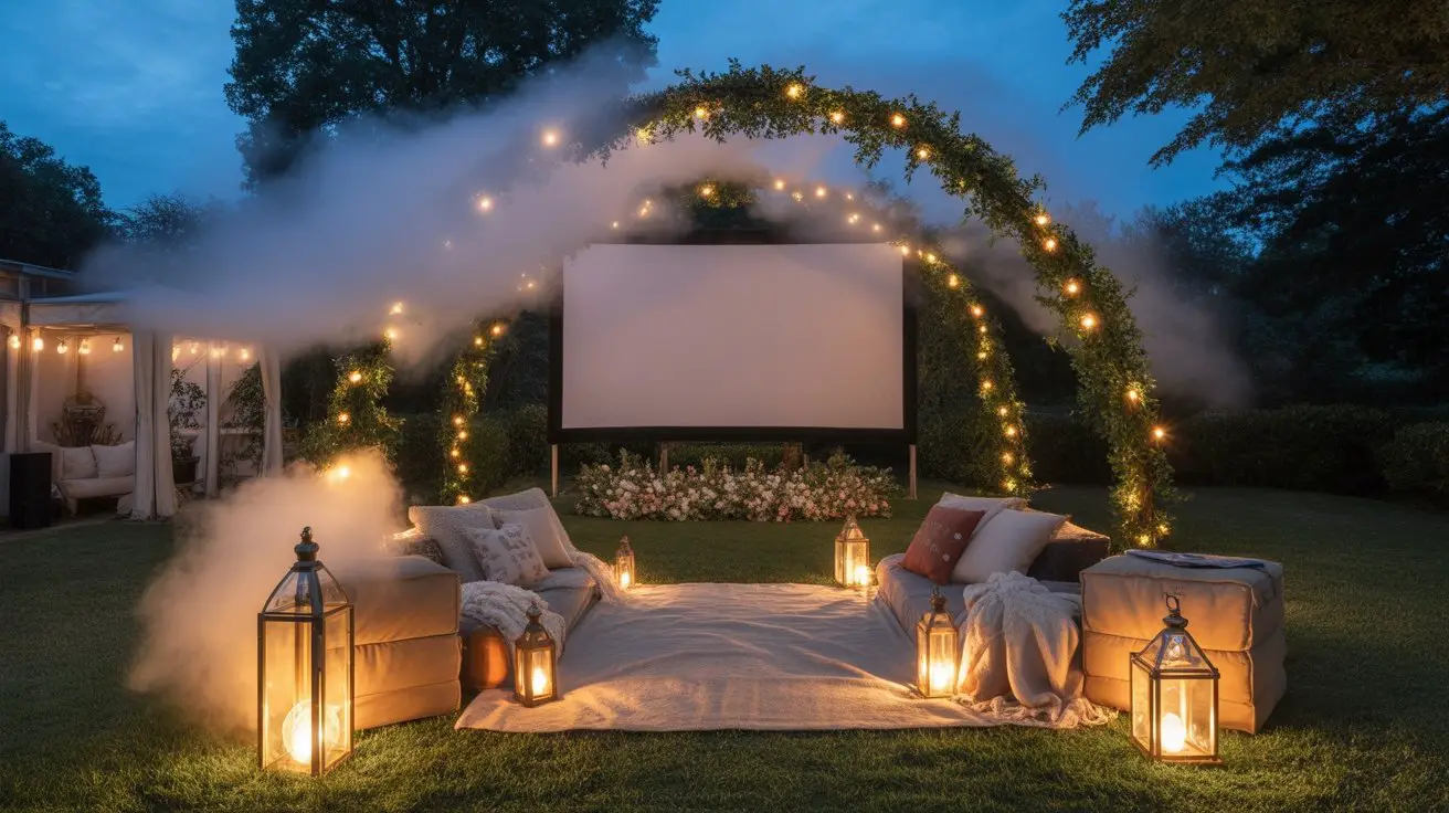 fog filled entrance tunnel creation