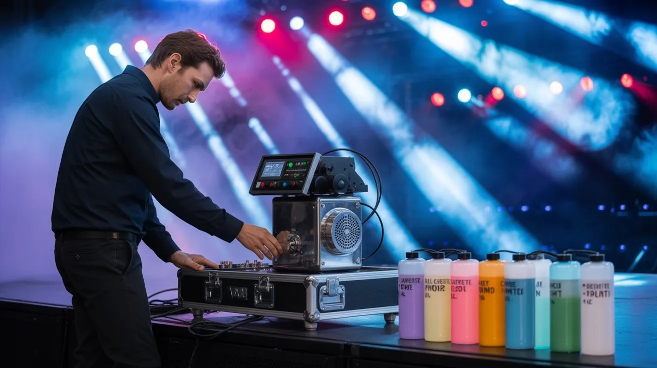 fog machine fluid selection