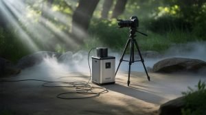 fog machine outdoor setup