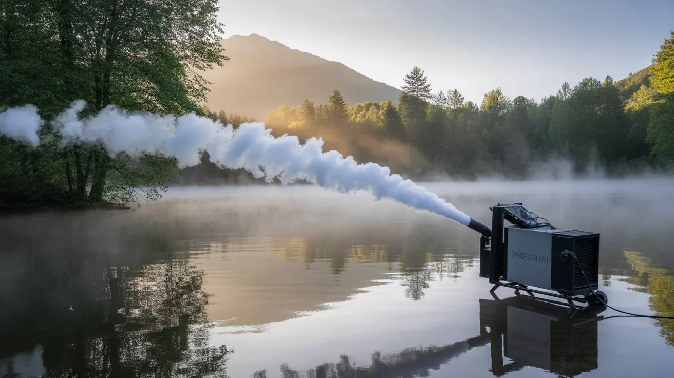 fog machine placement techniques