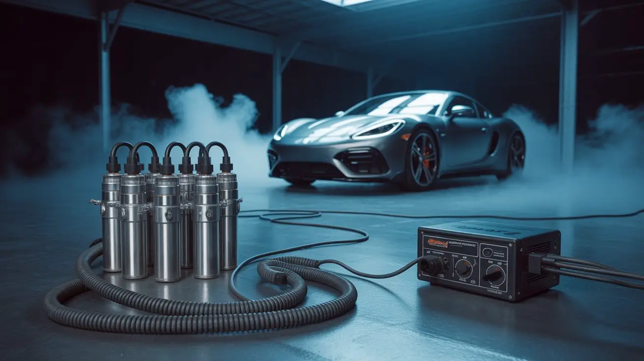 fog machine power setup