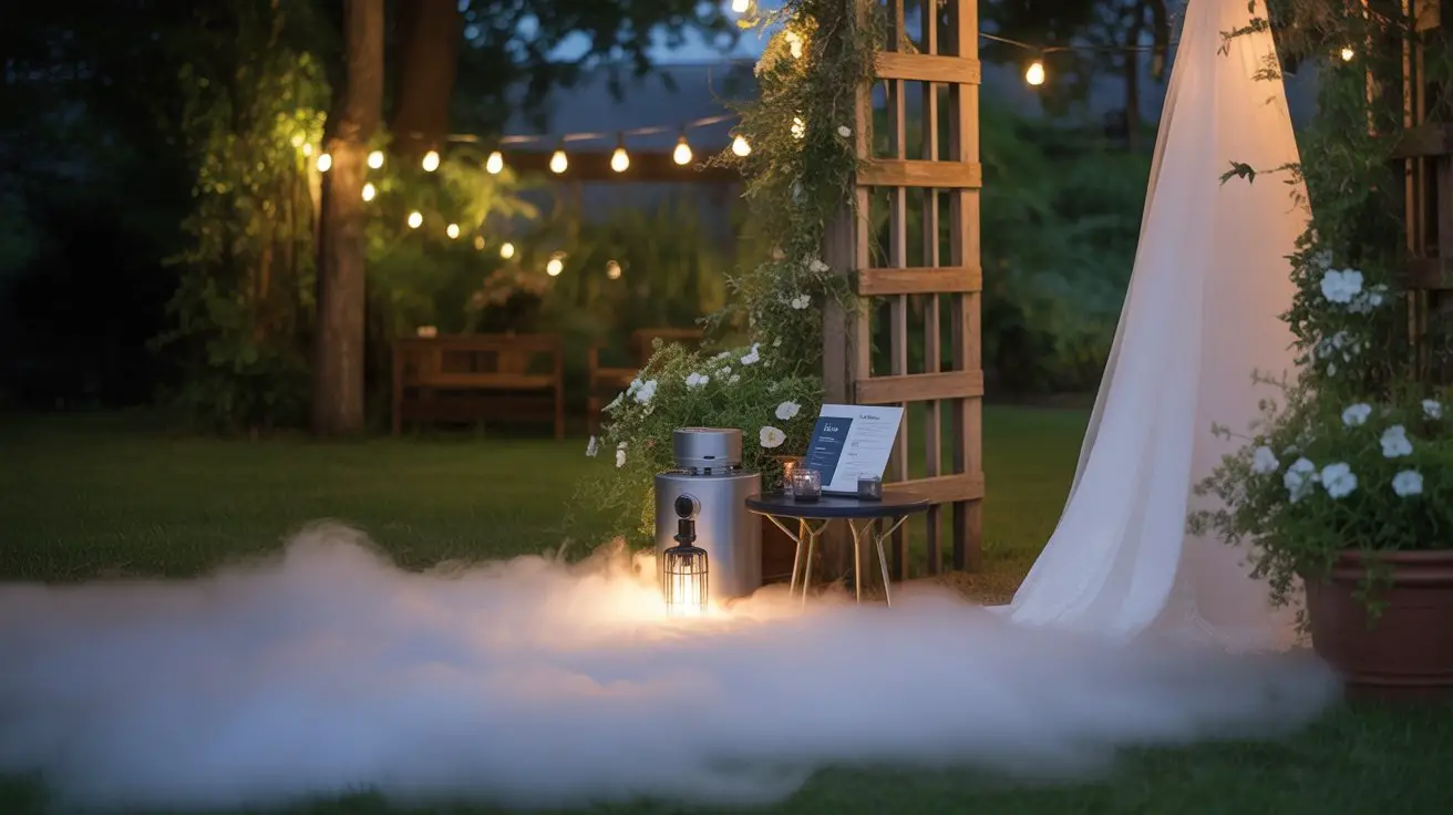 fog machine setup guidelines