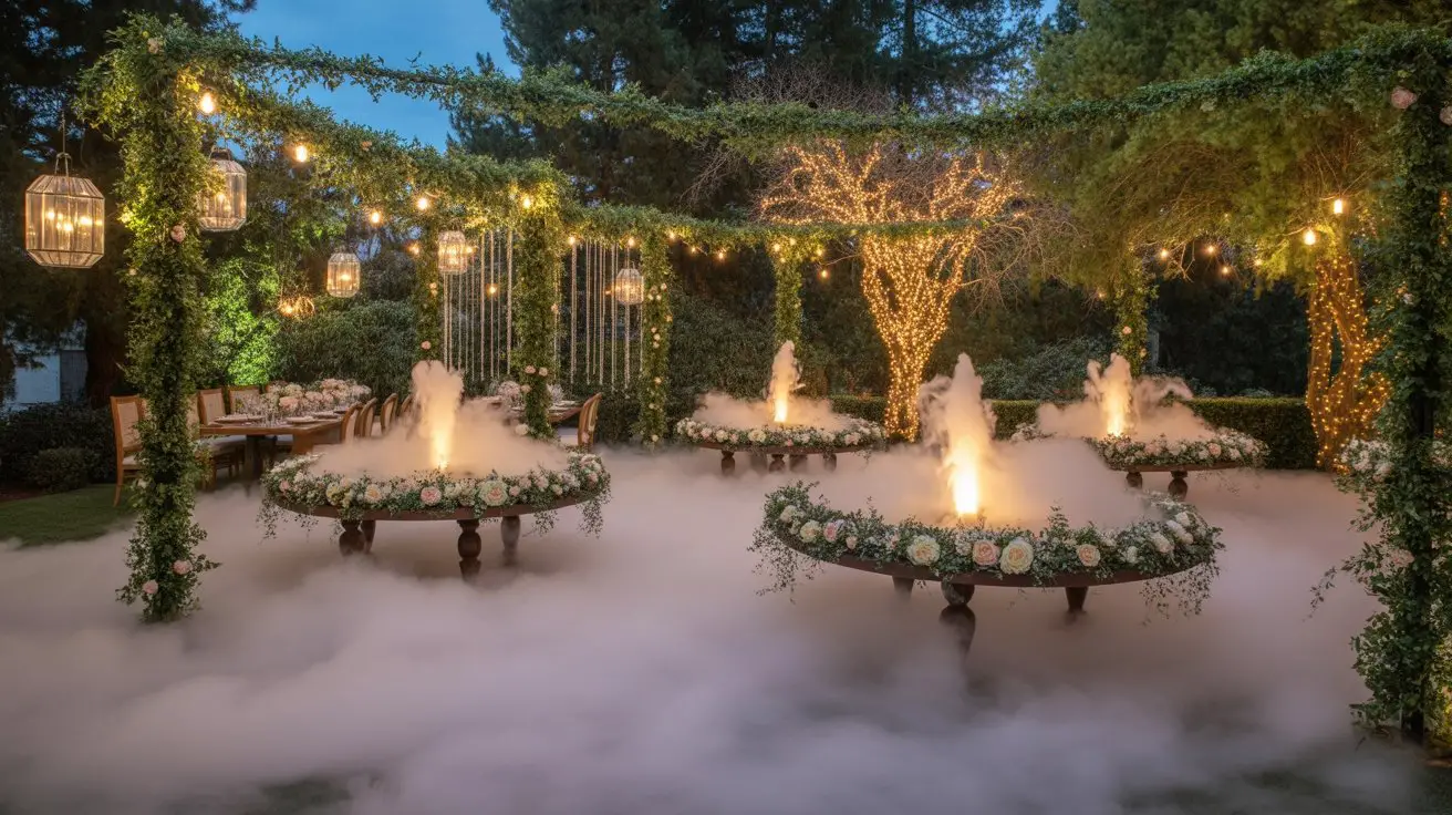 foggy dining centerpiece ideas