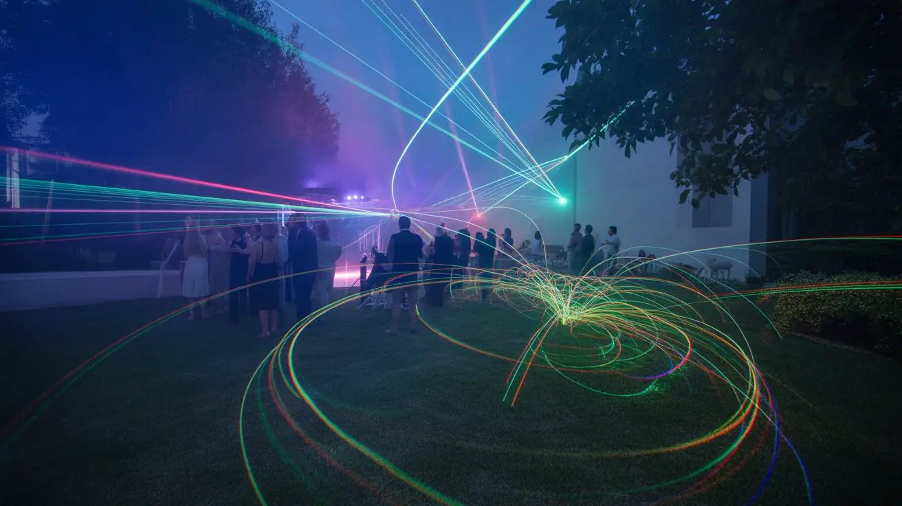 immersive ground level light installations