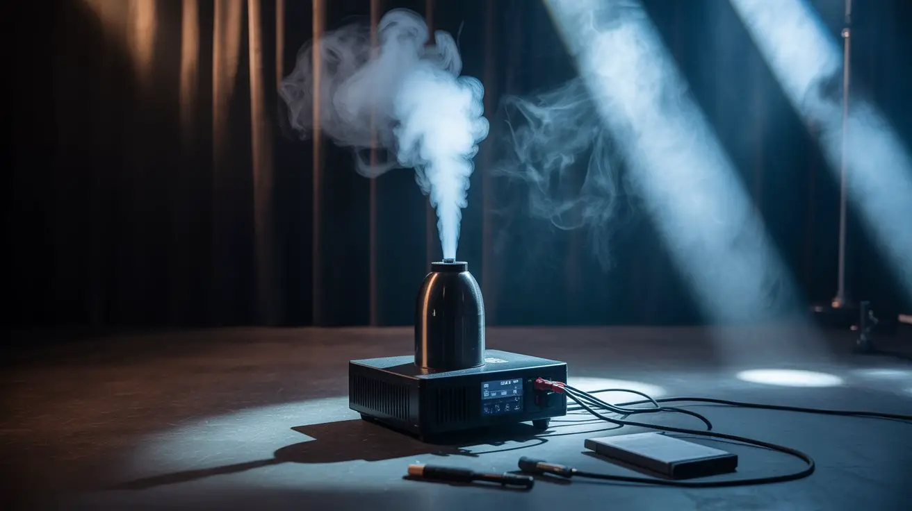 inconsistent fog machine output