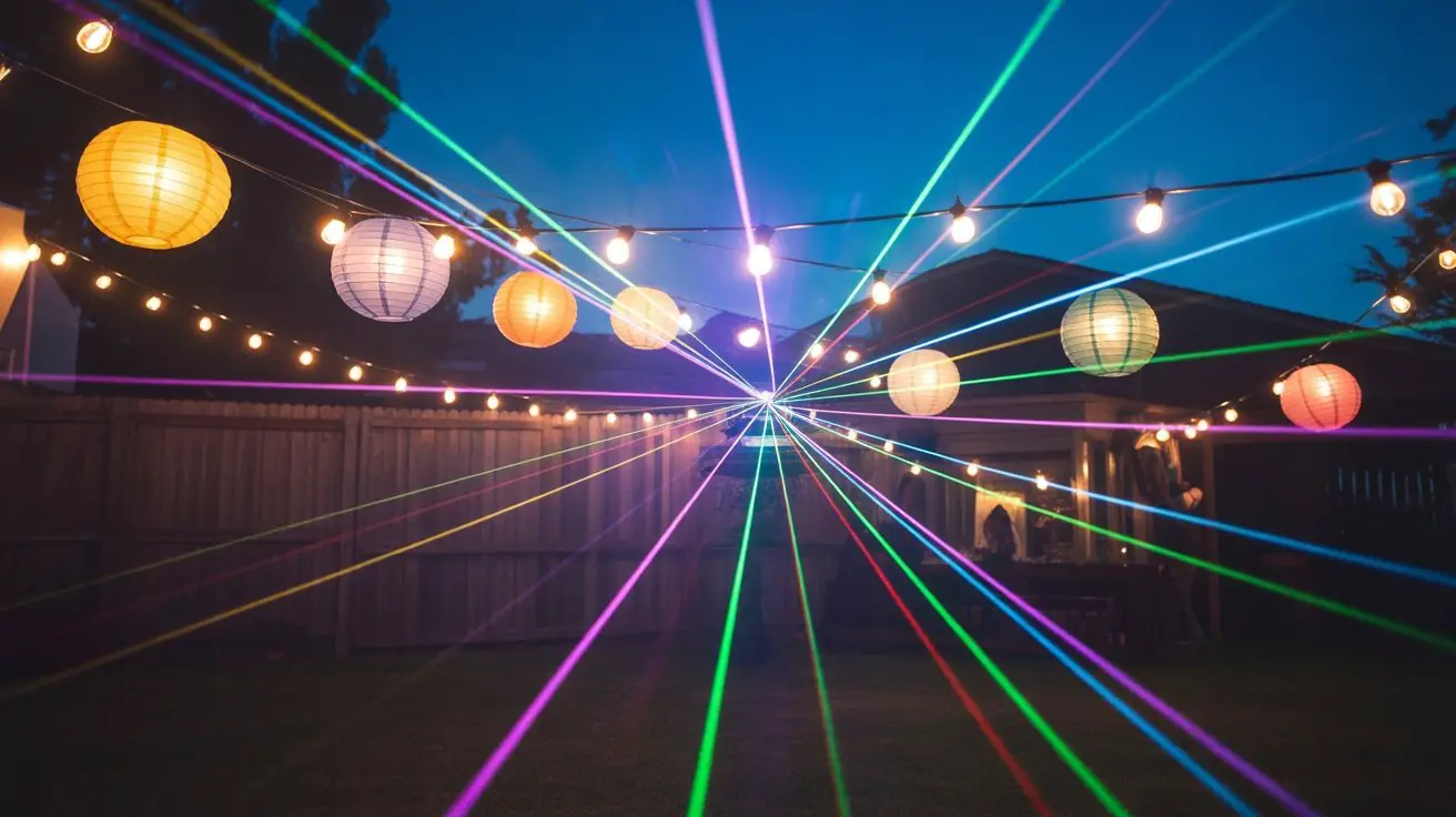 laser and traditional lighting integration