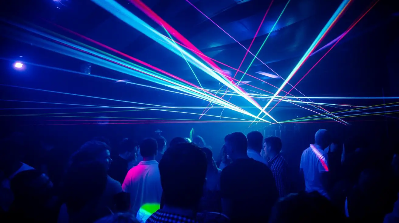 laser synchronization with music