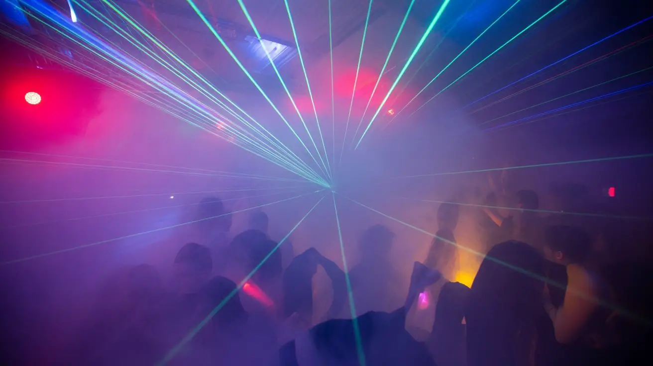 layered lighting and fog