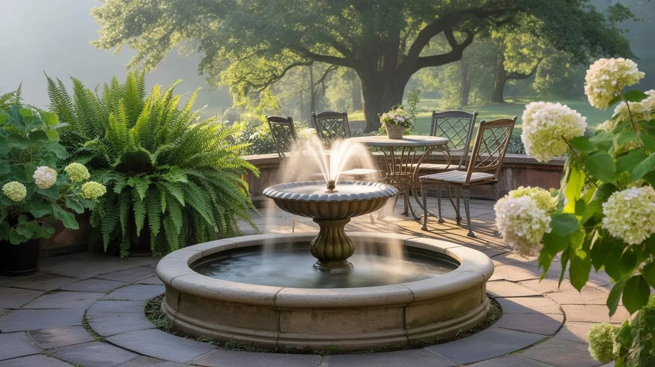 optimal fog fountain placement