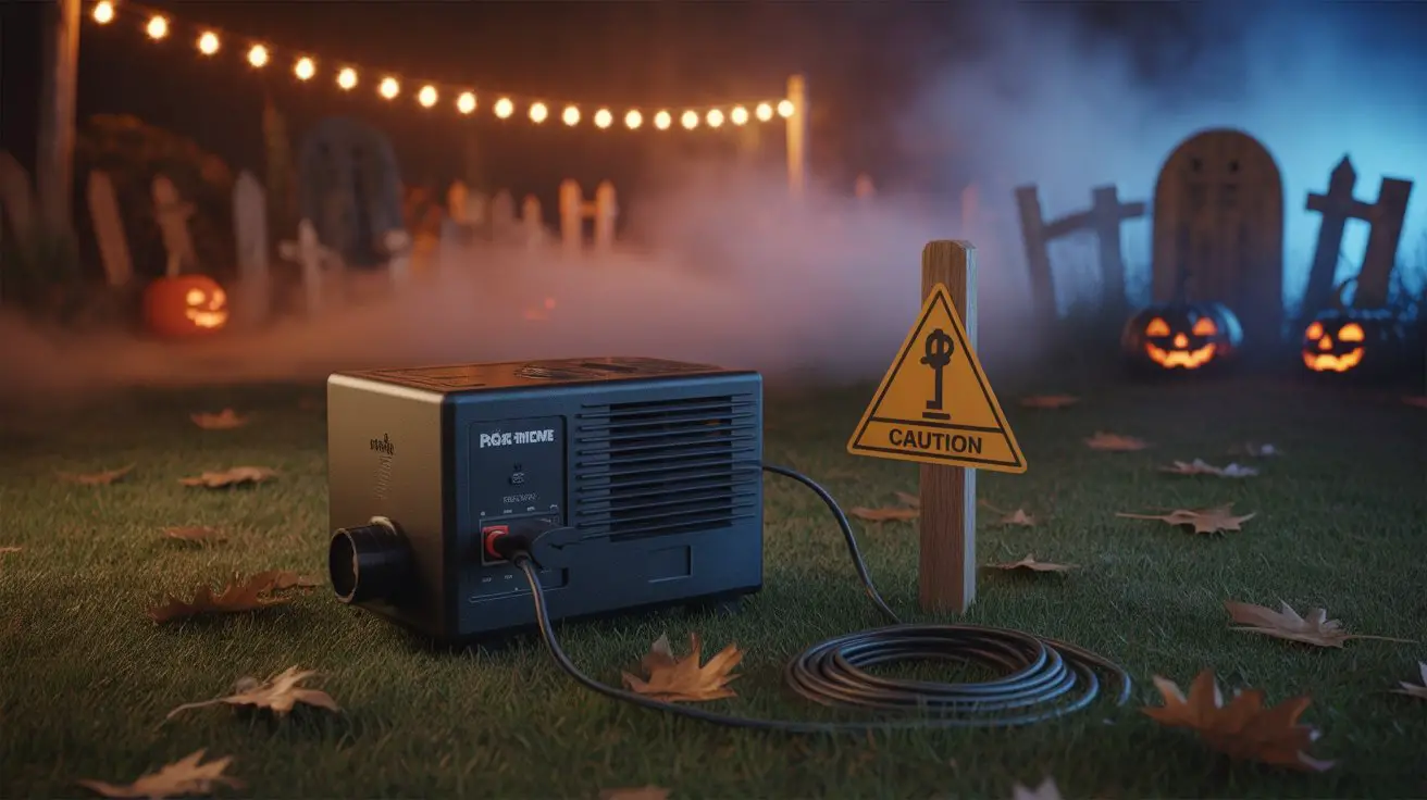 outdoor fog machine safety