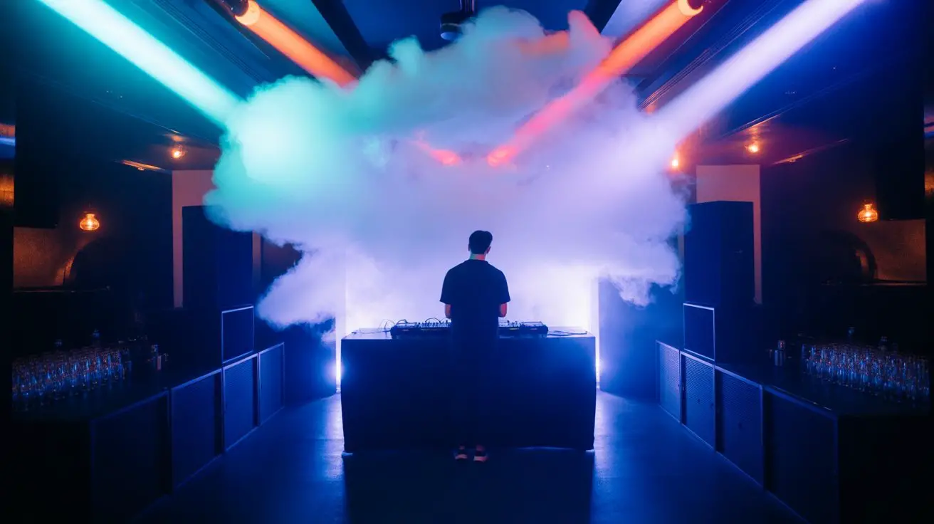 strategic fog machine placement