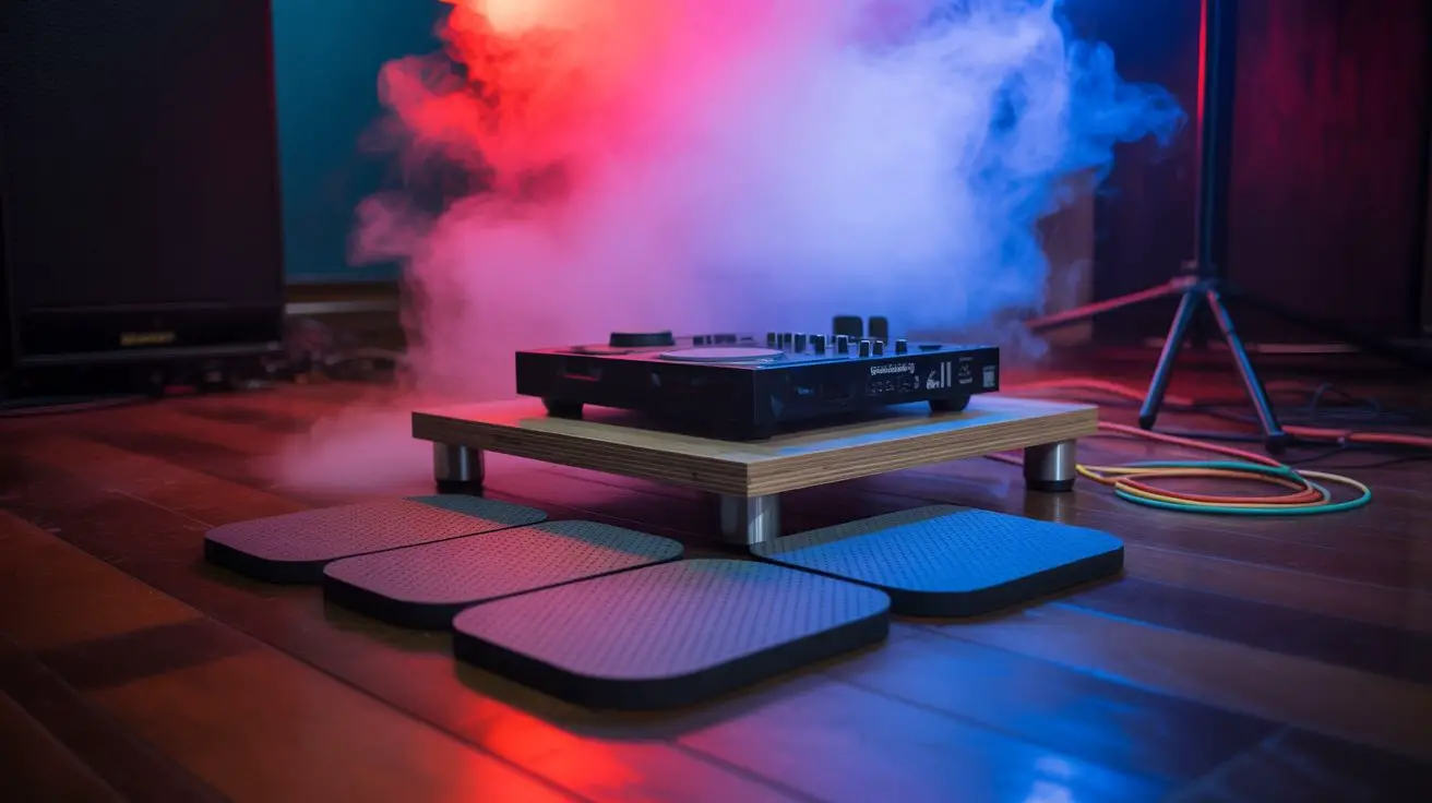 vibration isolation pad installation